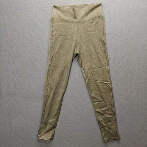 OFFLINE Aerie Hi Rise 7/8 Leggings Women XL Ribbed Bohemian Yoga Workout Gym